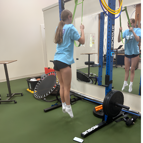 acl-injury-girl-trx-Complete-Game-Physical-Therapy-North-Chelmsford-MA