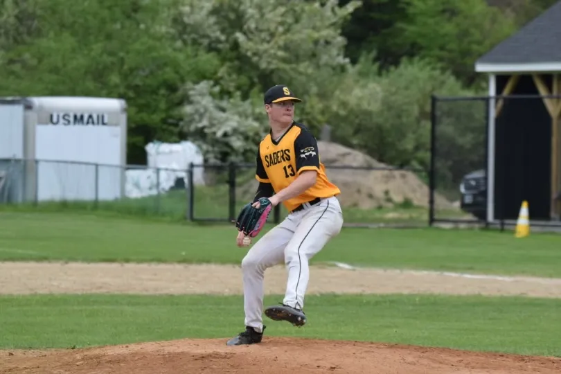 baseball player going to throw a ball without shoulder pain